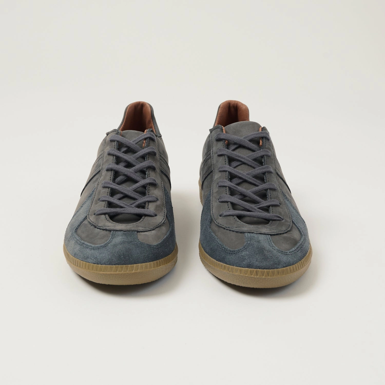 Reproduction of Found 1980s German Army Trainer - Dark Grey Nubuck Flat Grip Anti Static Finish