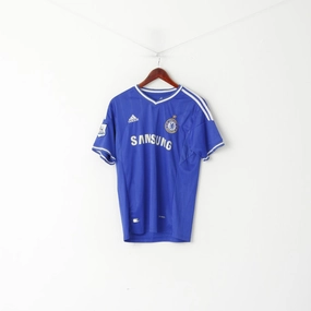 Adidas Men L Shirt Blue Vintage Chelsea Football Club Jersey Torres #9  Top Eco Friendly Material Recommended