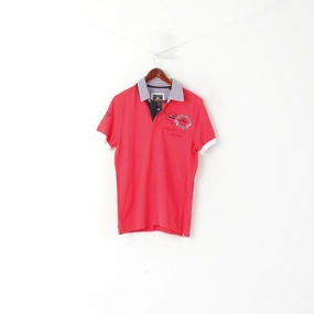 New Zealand Auckland Men S Polo Shirt Red Cotton Heritage Short Sleeve Top Minimal Comfort Wear