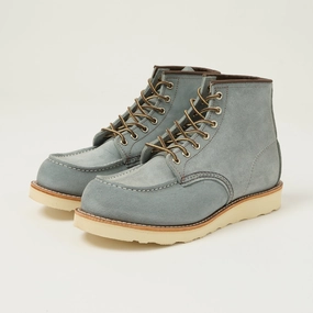 Daily Style Red Wing 8800 6" Moc Toe Boots - Dusty Blue