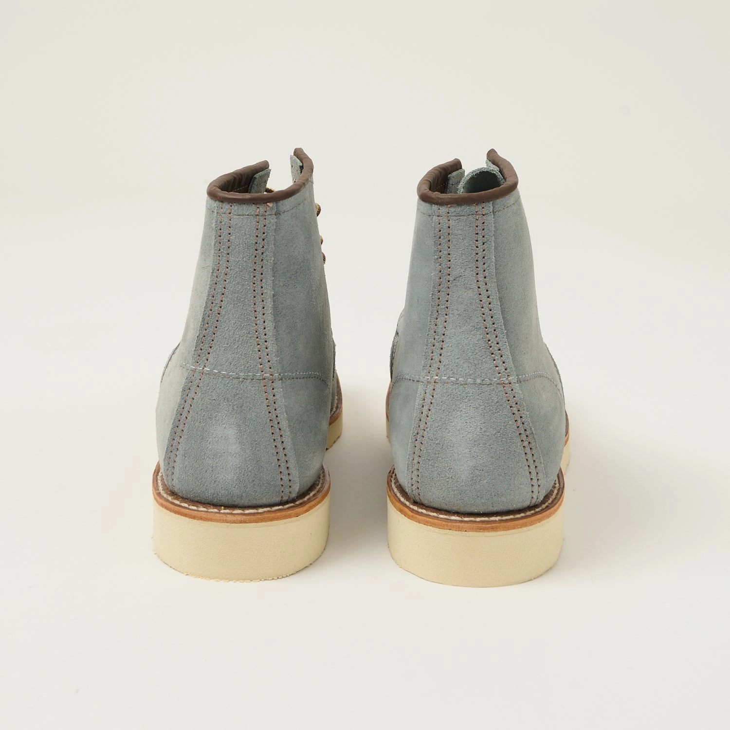 Red Wing 8800 6" Moc Toe Boots - Dusty Blue City Fashion All Seasoned