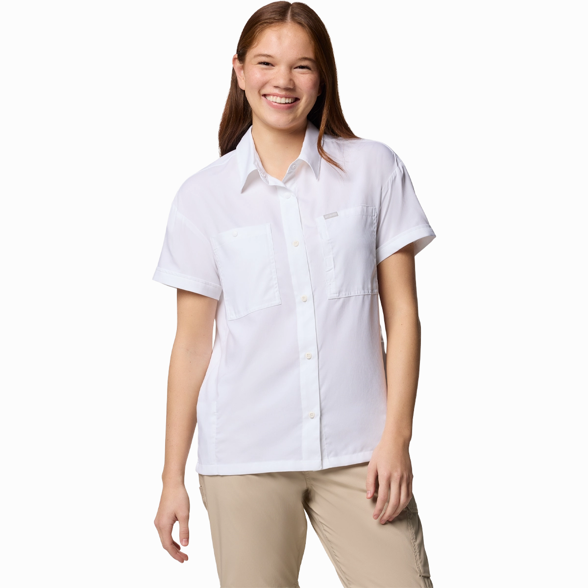 Relaxed Flex Modern Layering Women's Silver Ridge Utility Short Sleeve Shirt