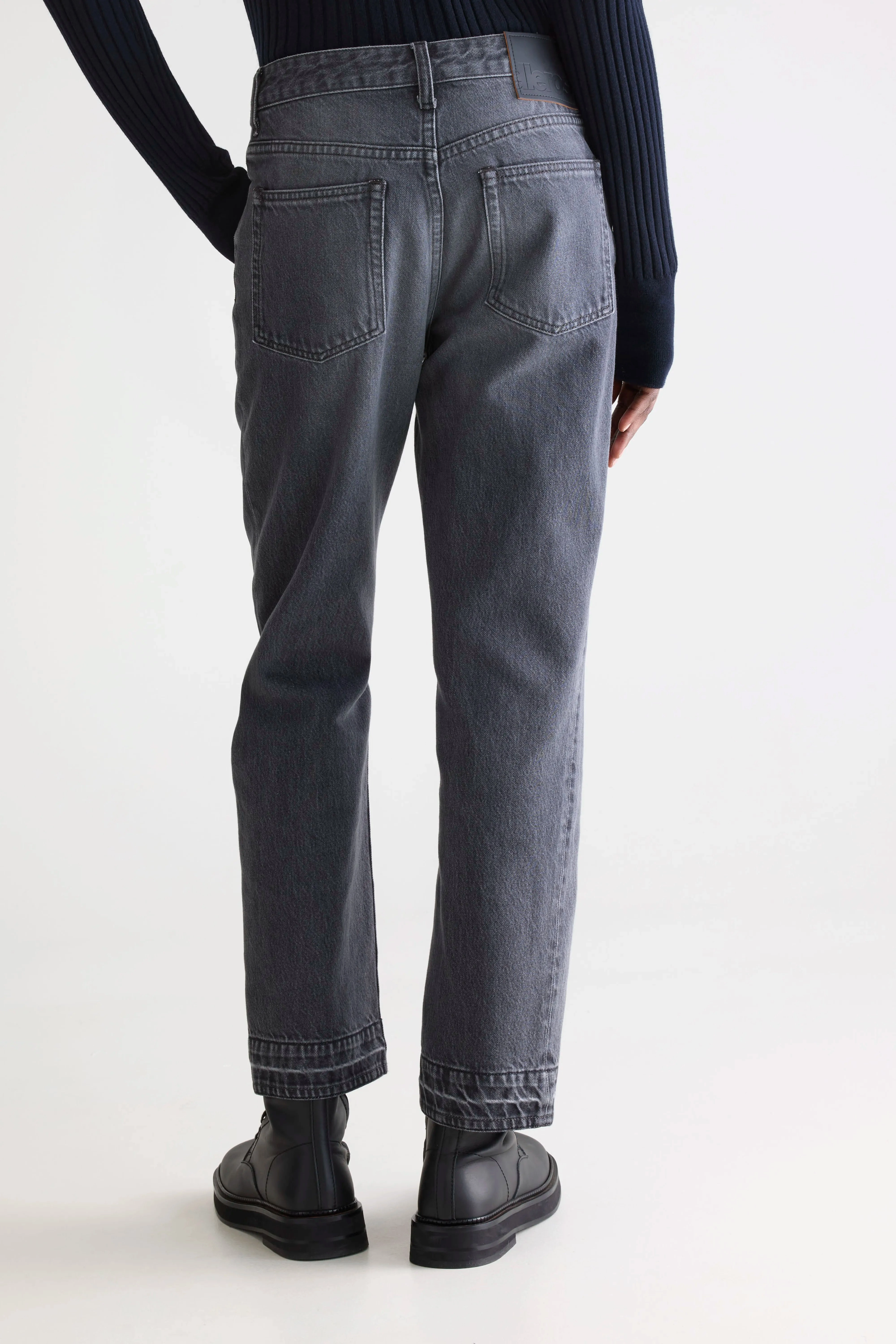 Denim N. 34 regular jeans (252 / W / USED BLACK) Lightweight Parent Style Durable Anti Static Treatment