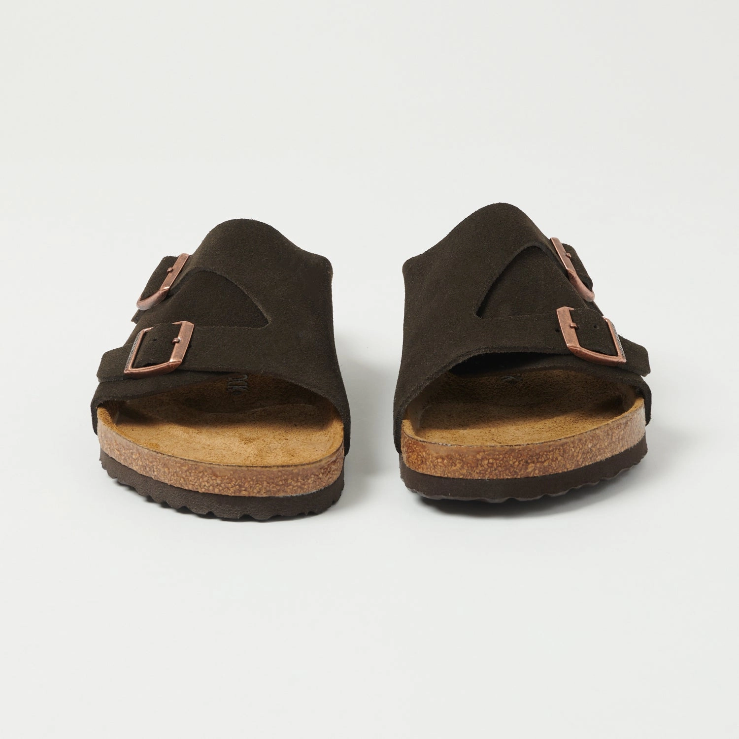 Birkenstock Z??rich Suede Leather Sandal - Mocha Seaside Stroll Airy Feeling