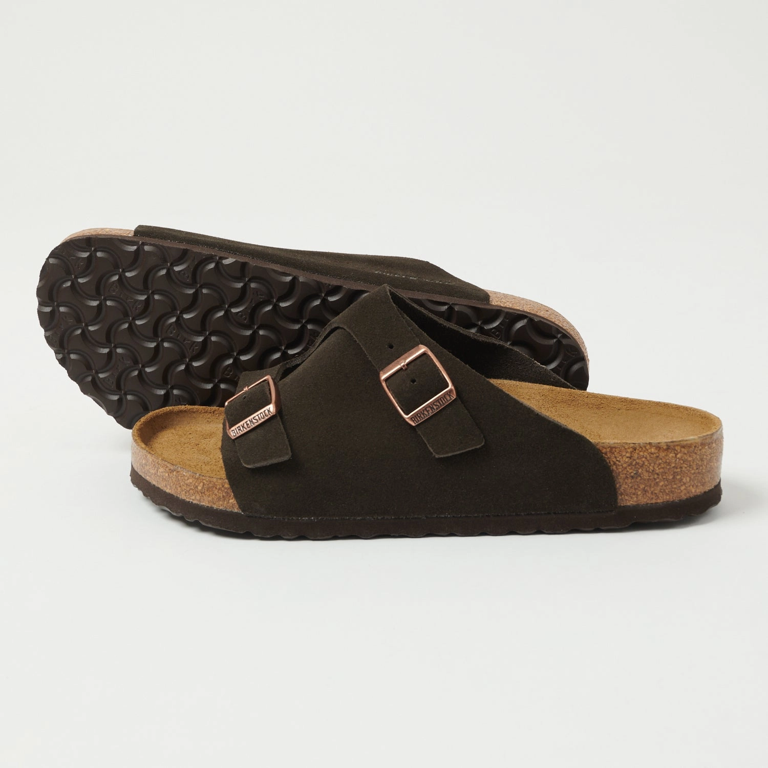 Birkenstock Z??rich Suede Leather Sandal - Mocha Seaside Wear