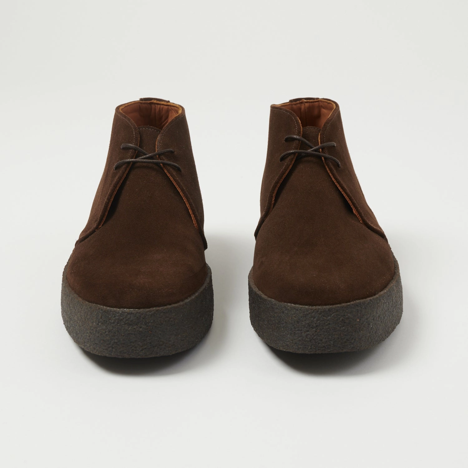 Sanders Japan Collection Brit Chukka - Chocolate Brown Suede Ice Road