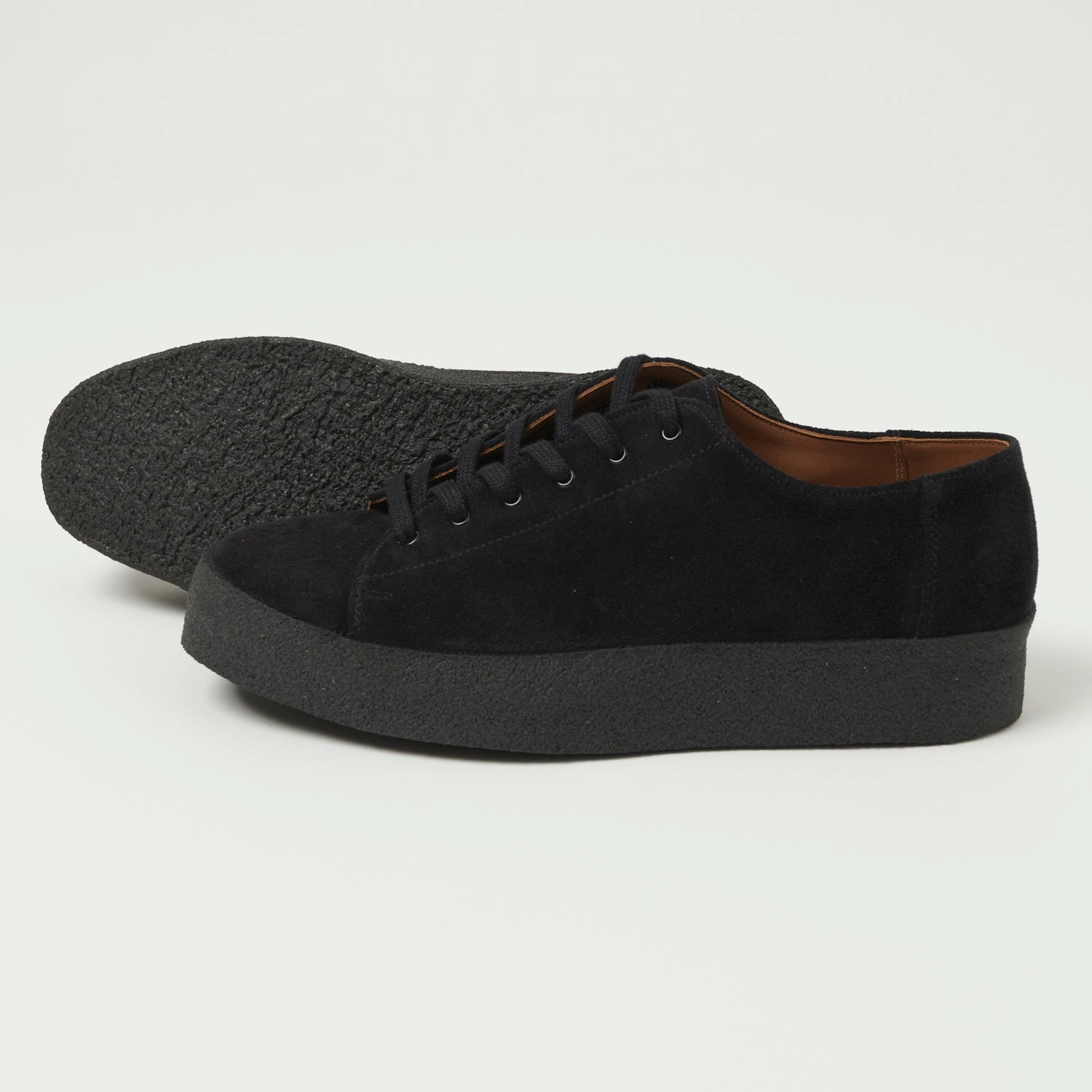 Sanders Monkey Shoe - Black Suede Cotton Feel