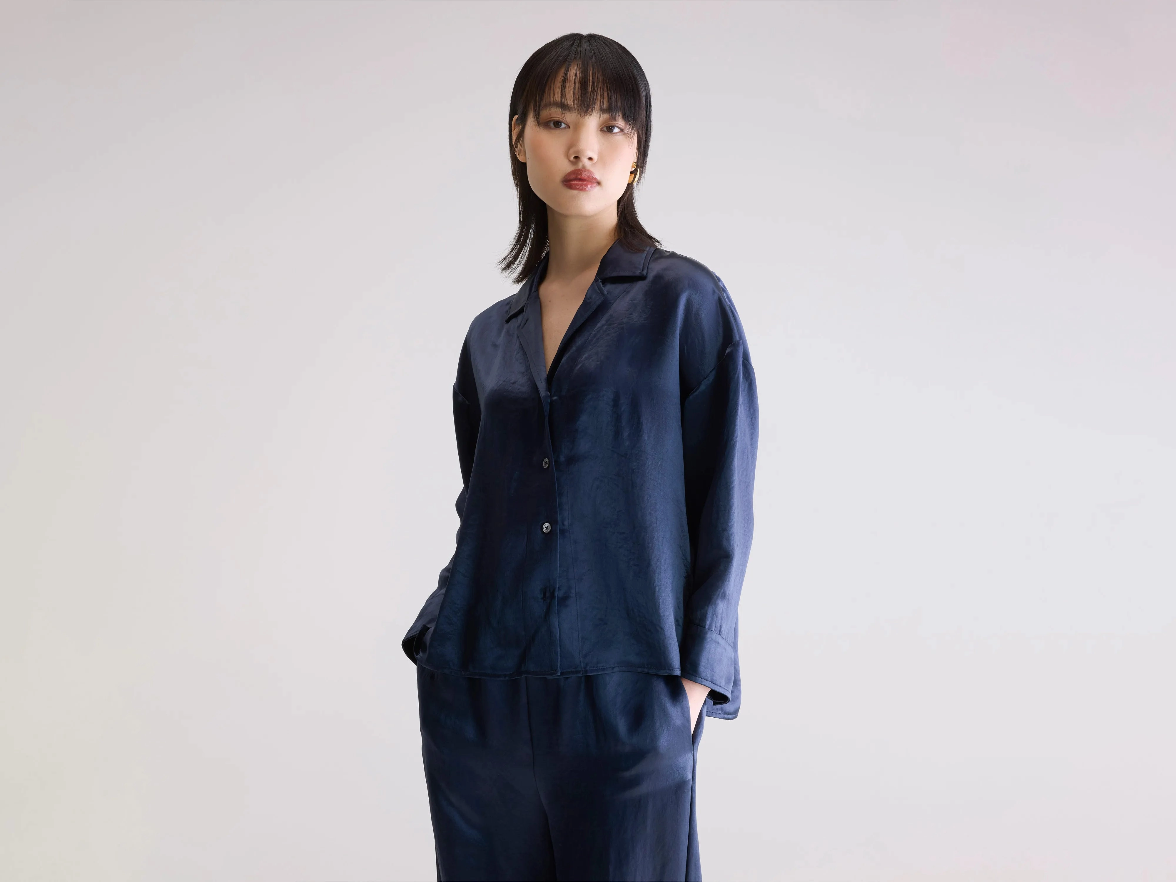 active top No pockets Seattle regular blouse (252 / W / PARKER)