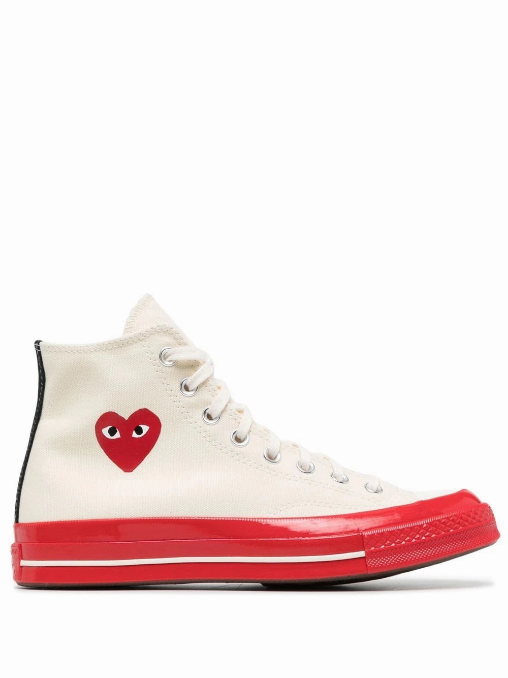 Converse High 'Chuck Taylor' Sneaker Red Sole - White Airflow Channel System Urban Commute