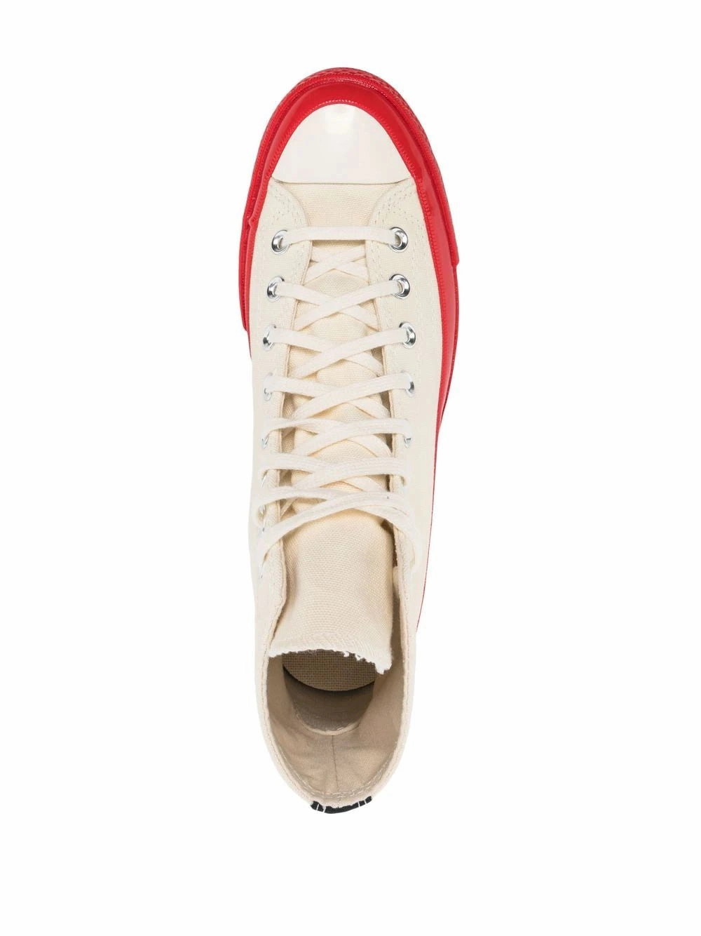 Converse High 'Chuck Taylor' Sneaker Red Sole - White Dynamic chic Resilient Touch