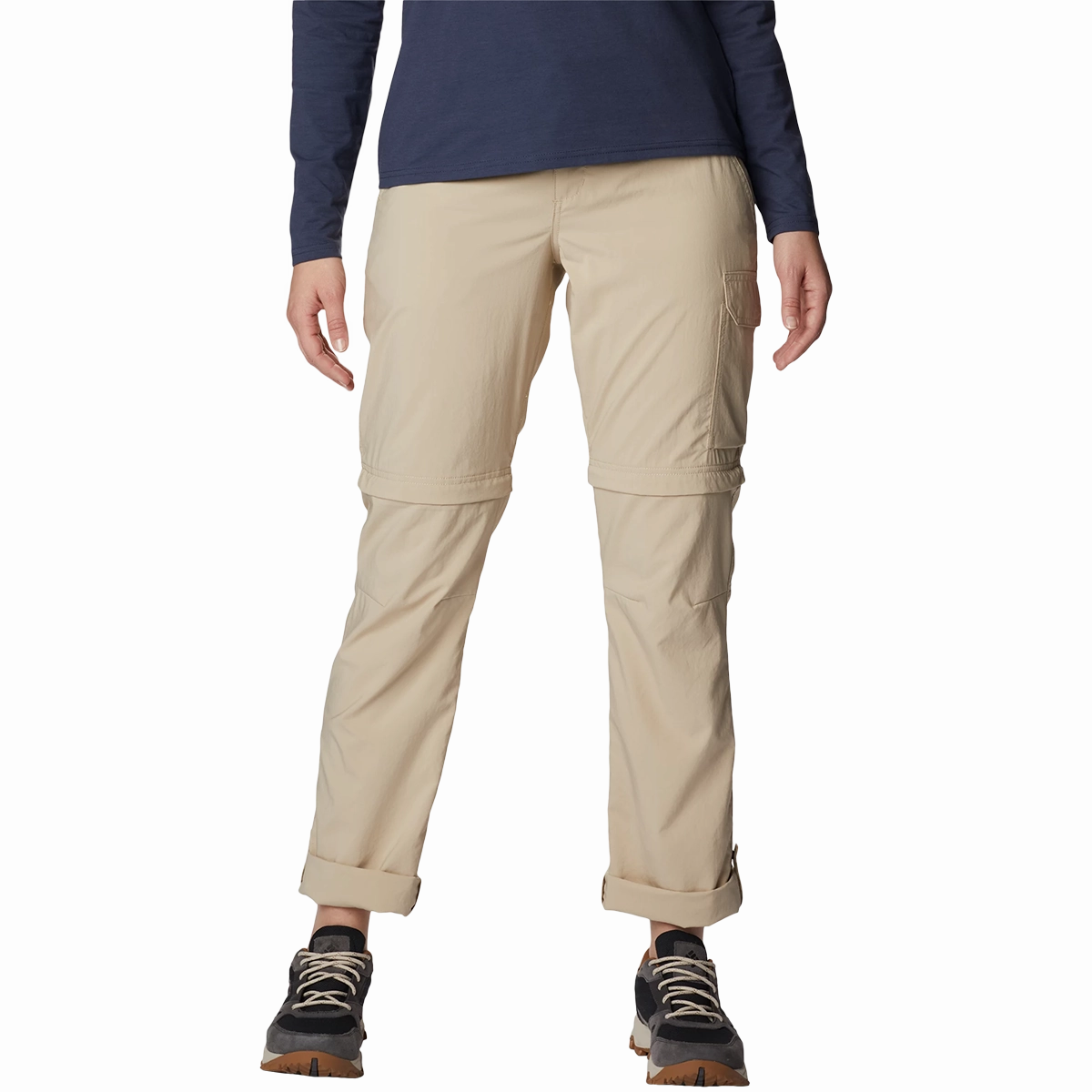 Basic Stretch Cozy Stretch Fit Women's Silver Ridge Utility Convertible Pant