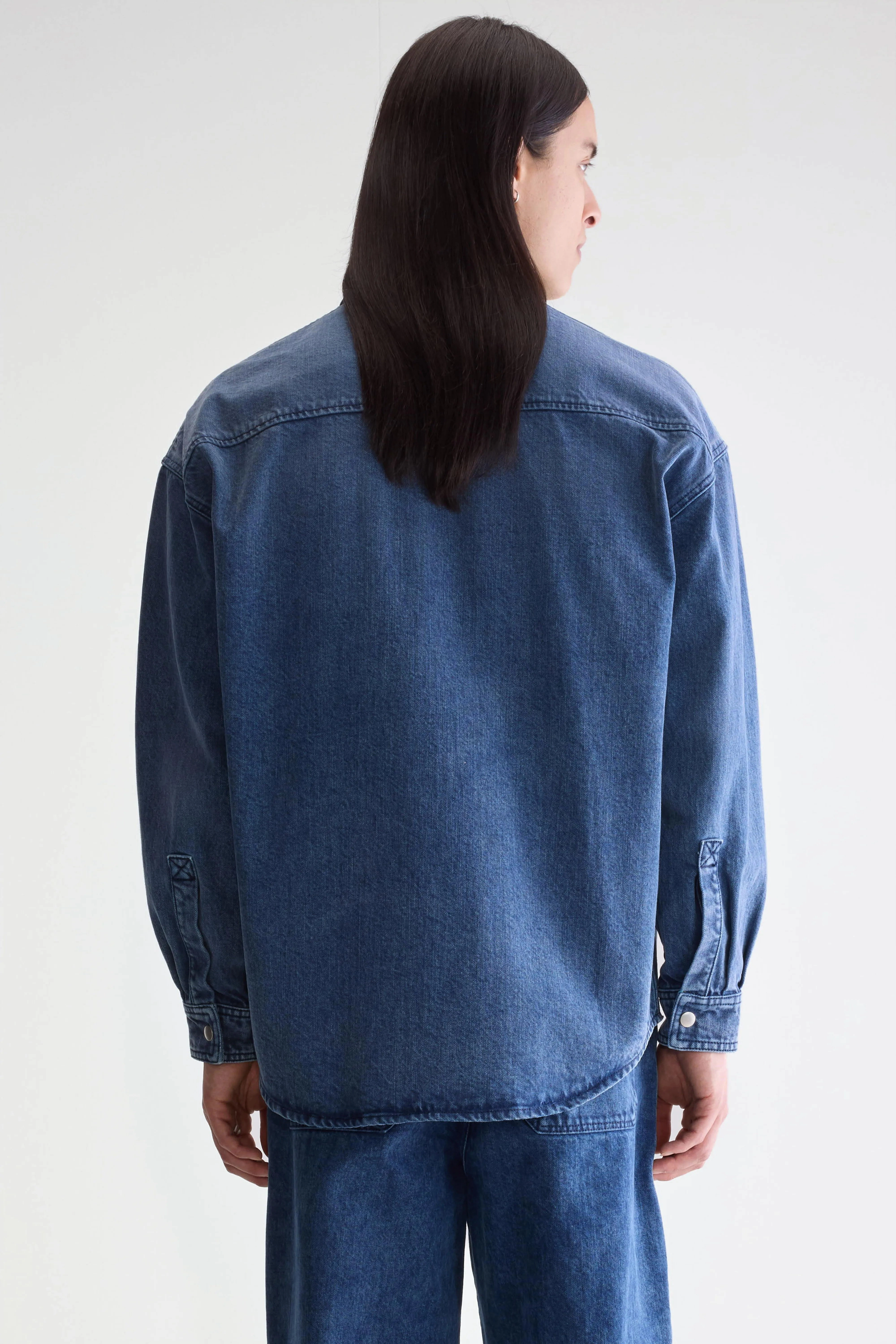 Poach overshirt (252 / M / BLUE SNOW) Soft Layers