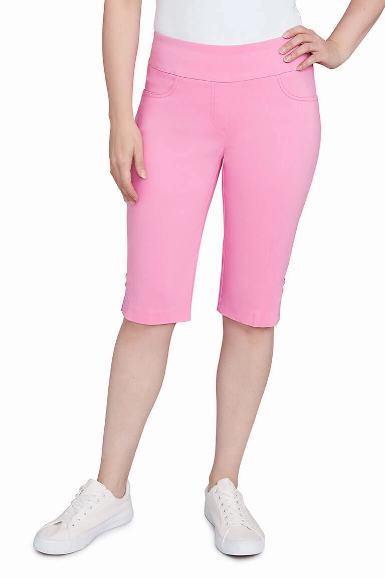 I Pink I Can Skimmer Pant Smooth Finish Chic Comfort
