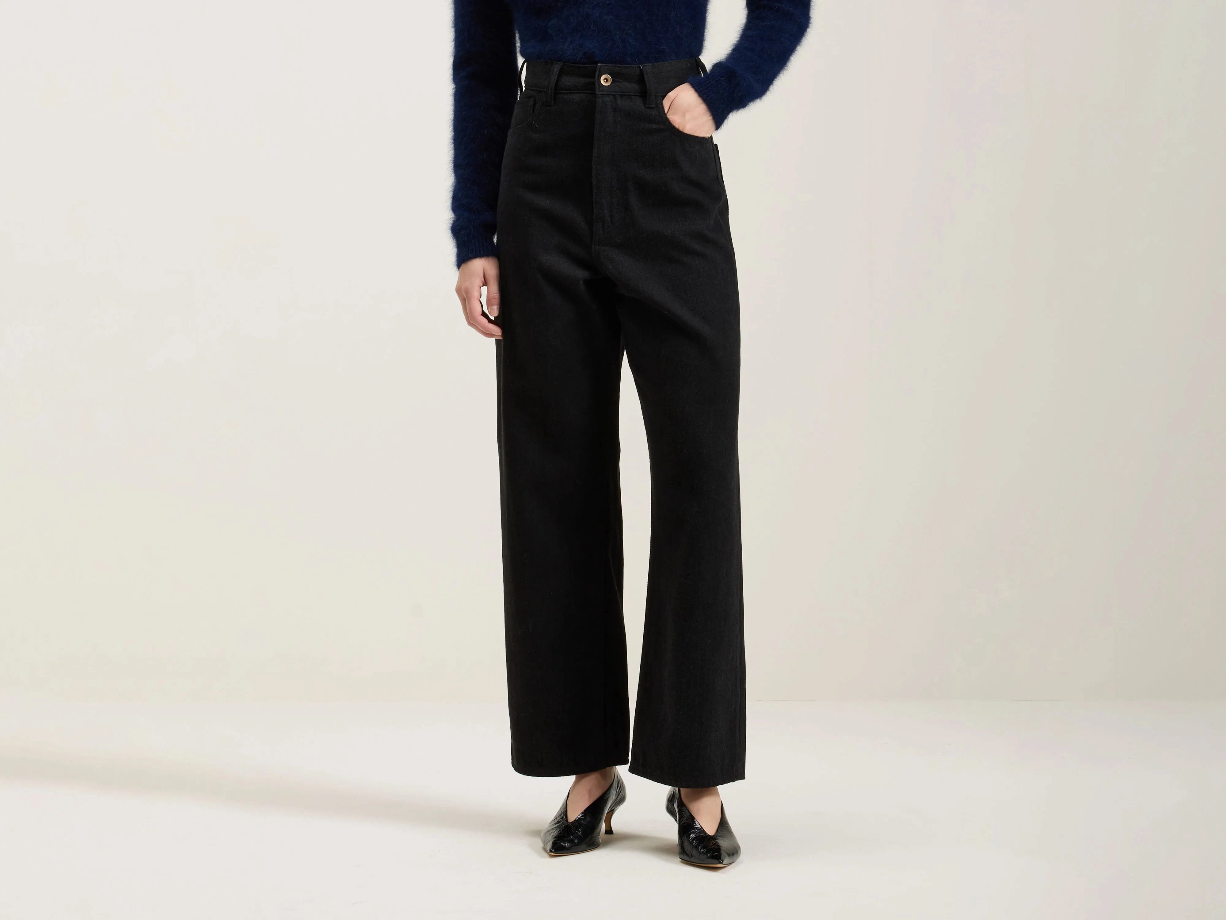 Artist Vibe Sustainable Denim N. 61 wide jeans (242 / W / OFF BLACK)