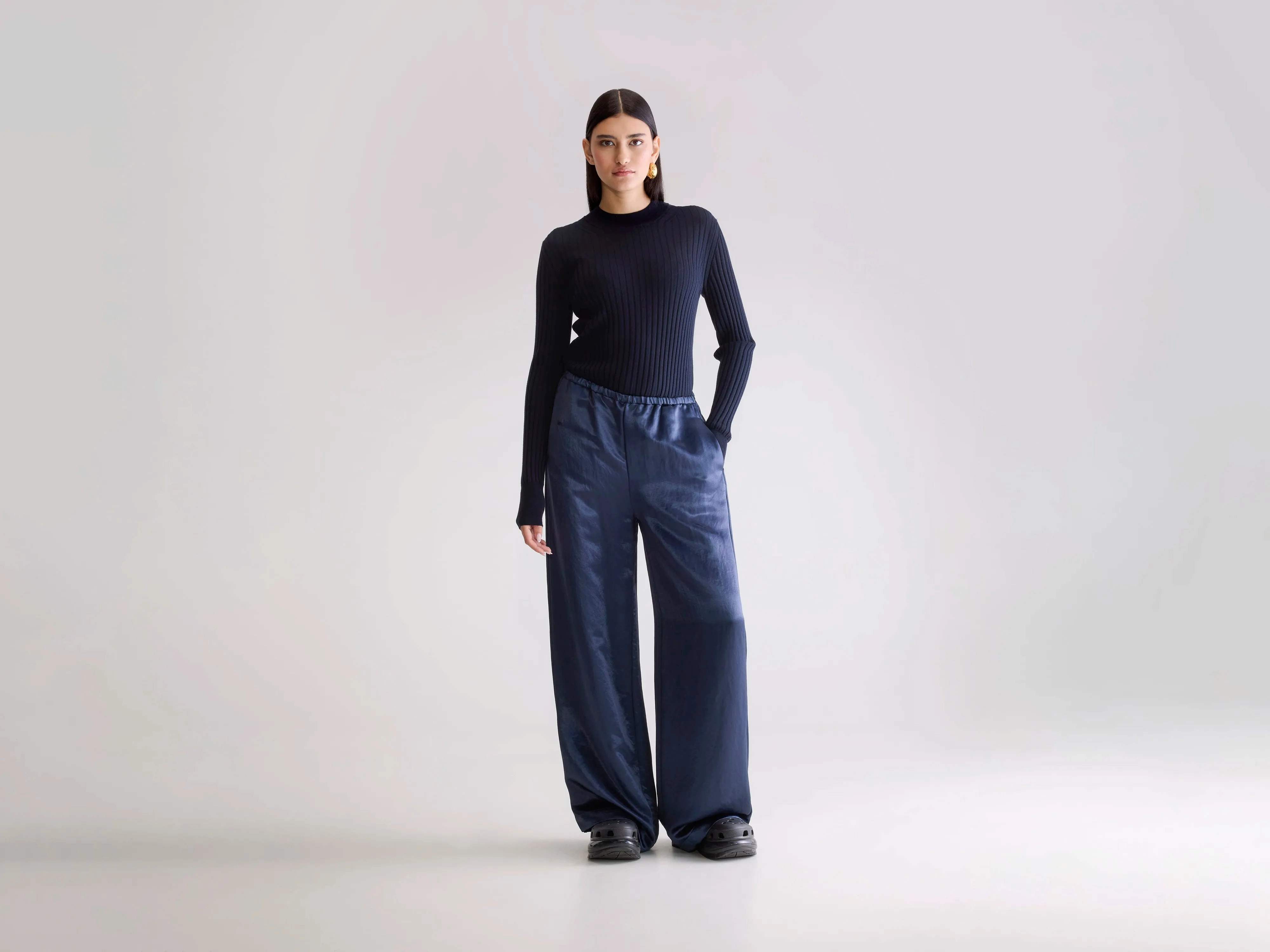 Durable Waistband Sleepy relaxed pants (252 / W / PARKER)