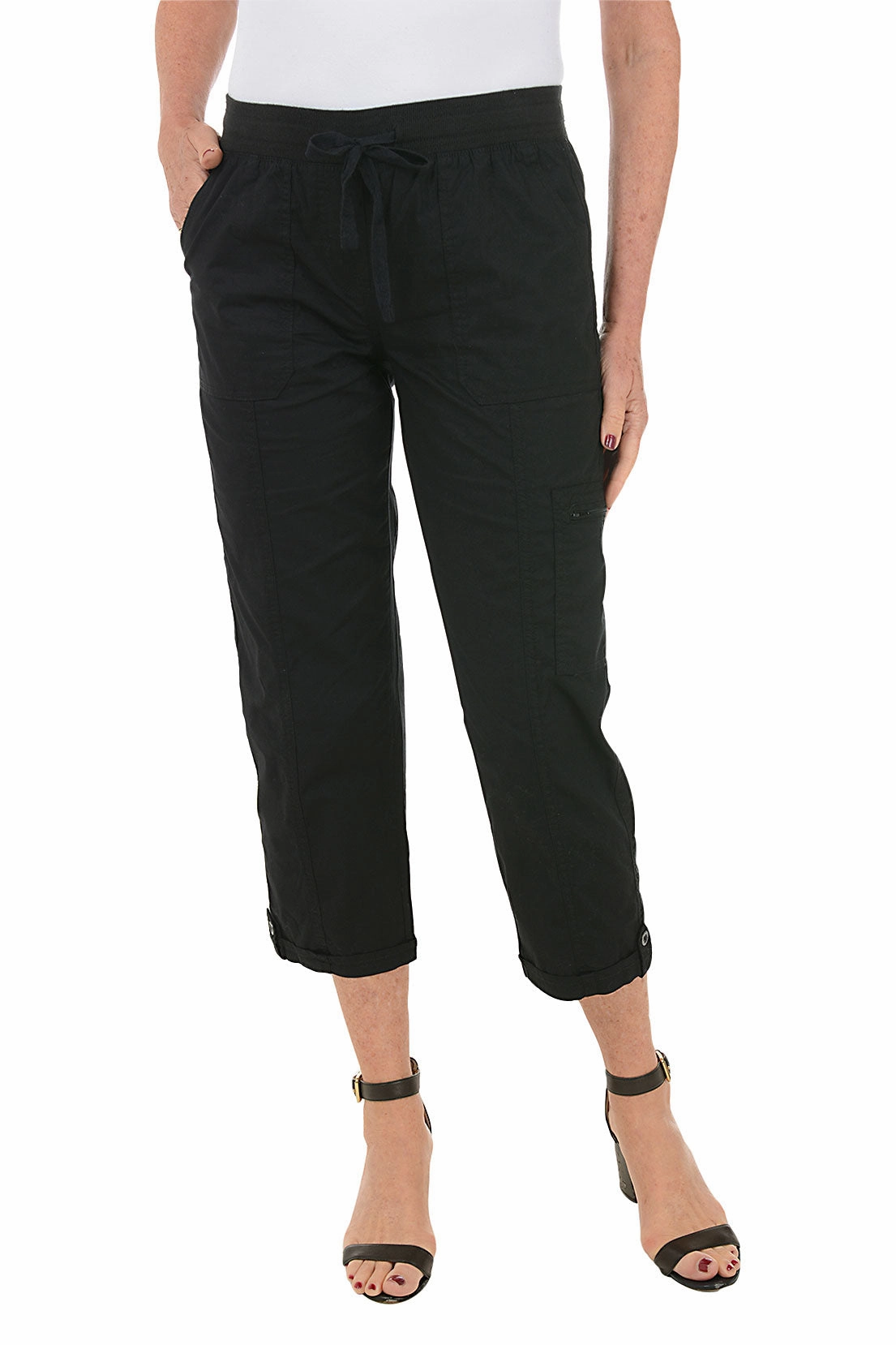 Diana Cargo Pocket Crop Pant NonIrritatingStitching Modular Attachment