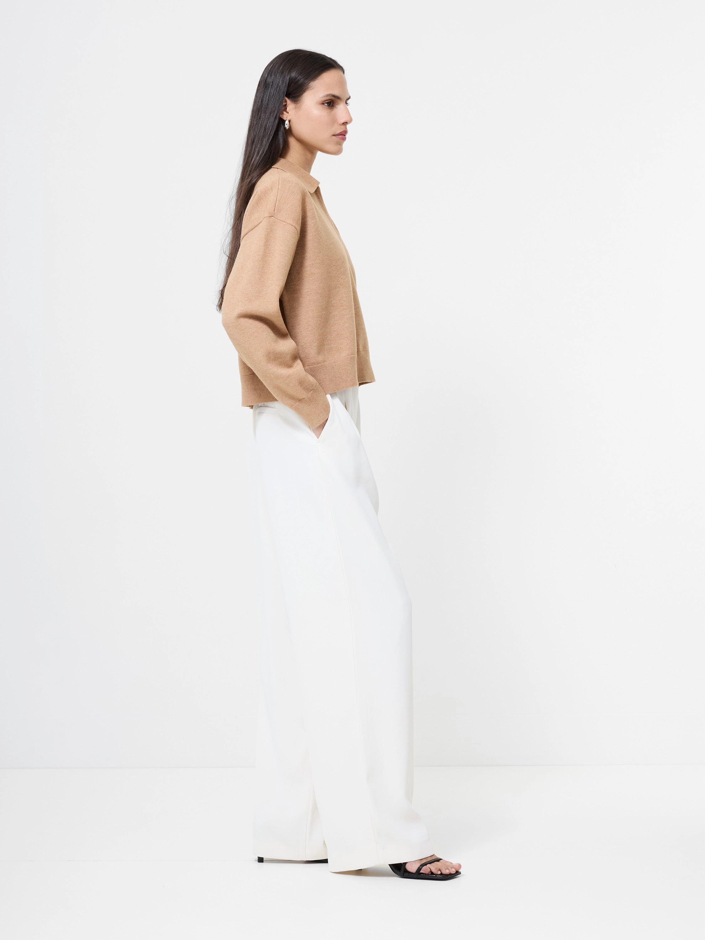 Sloane Knit Collared Pullover Cool Weather Thermal Insulation