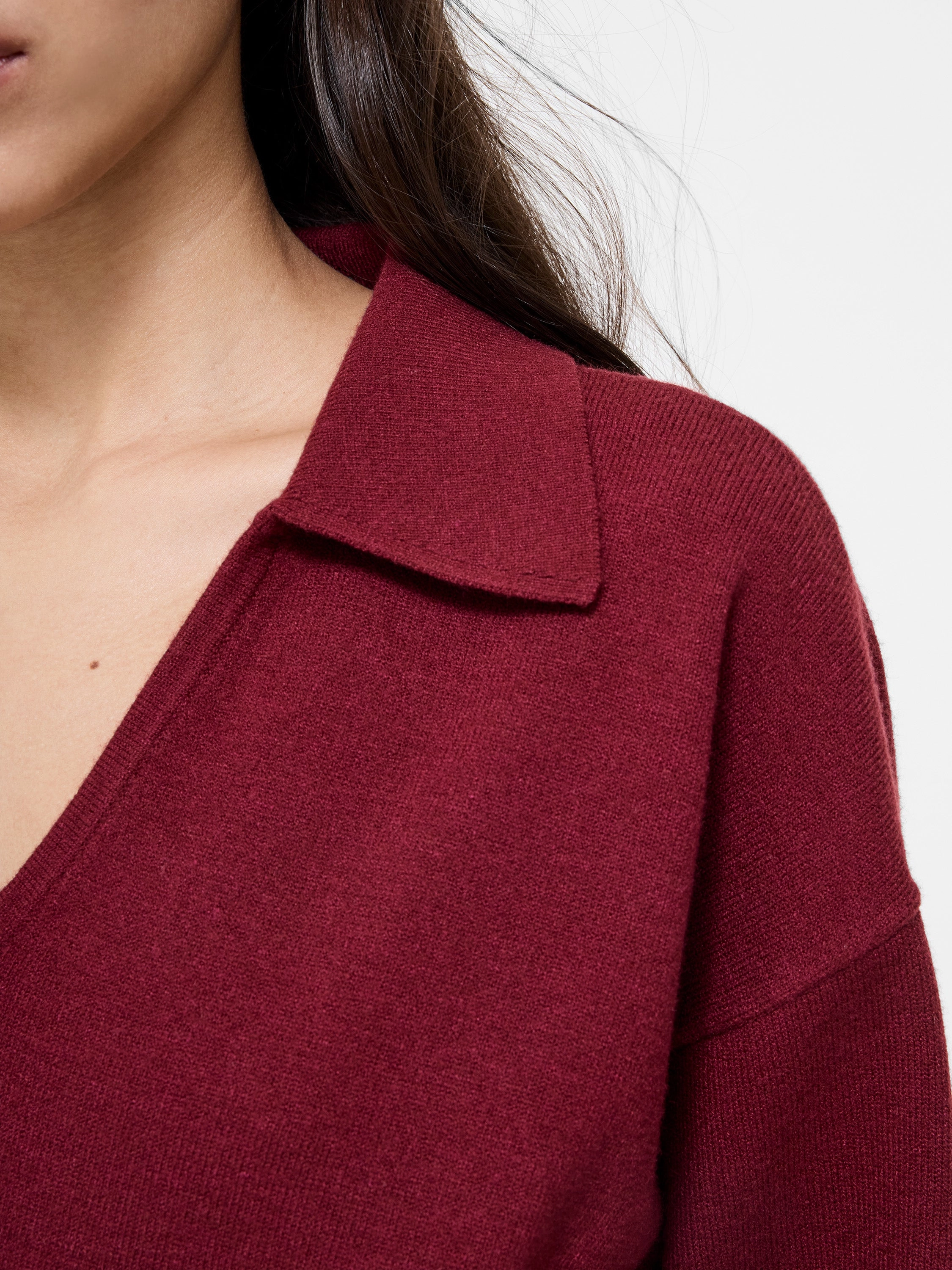 Everyday Classic Go-To Fit Sloane Knit Collared Pullover