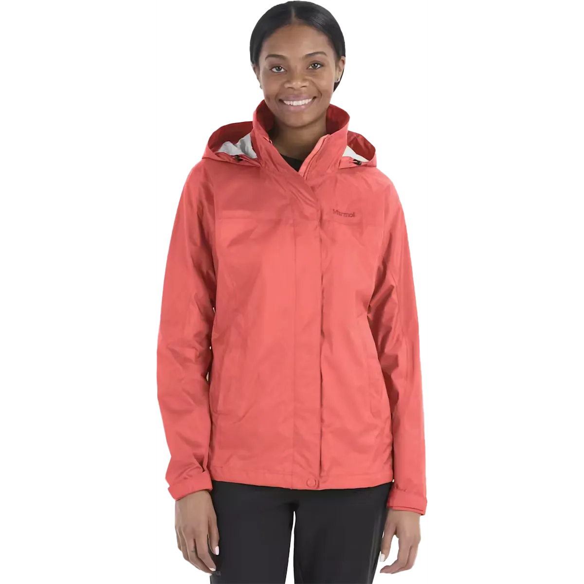 Women's PreCip Eco Jacket Stand Up Collar Hooded style