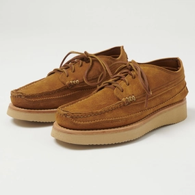Yuketen Maine Guide Ox DB Shoe - FO G Brown Foot-Friendly Flats