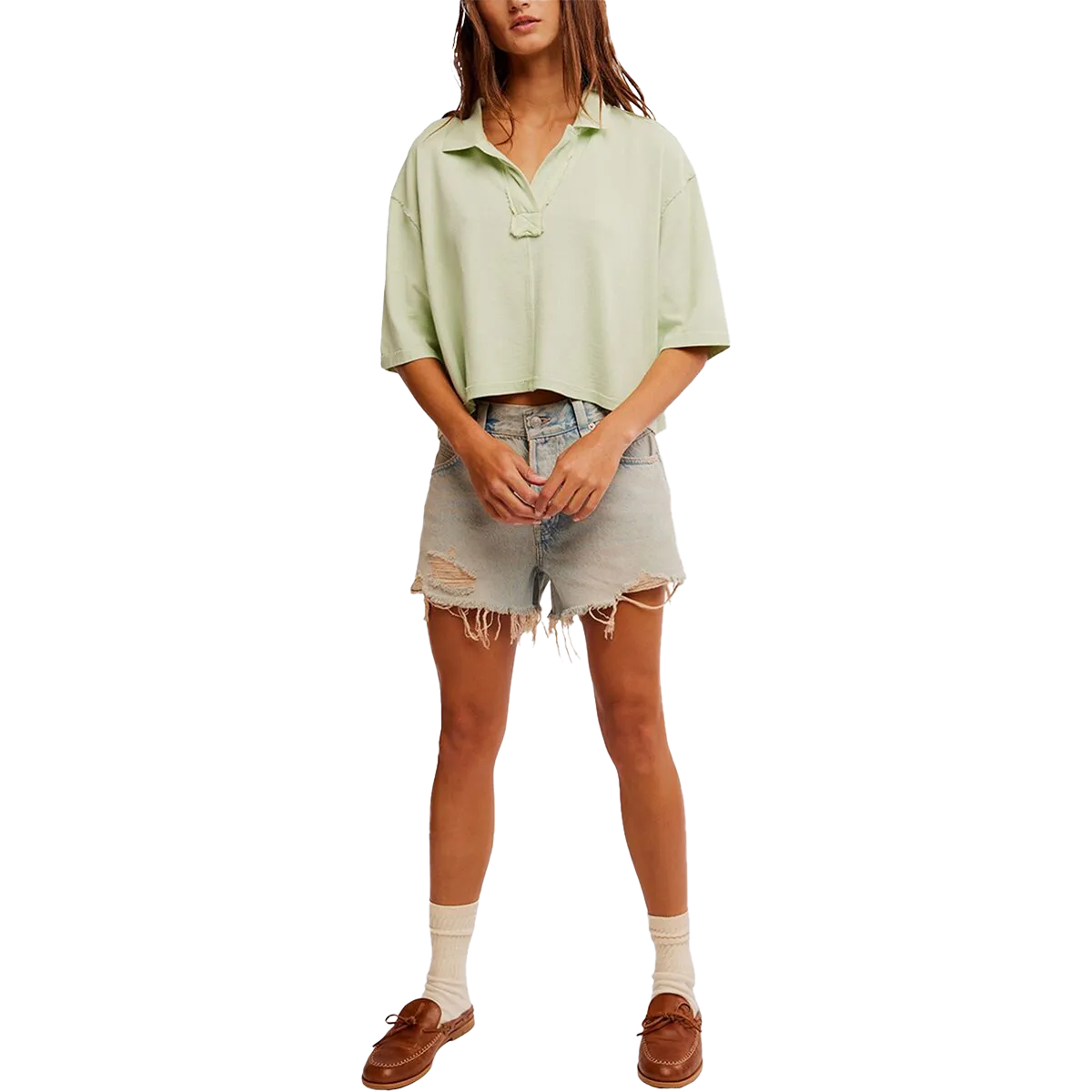 Women's Denmark Polo Side Vent Design Fashion Ready