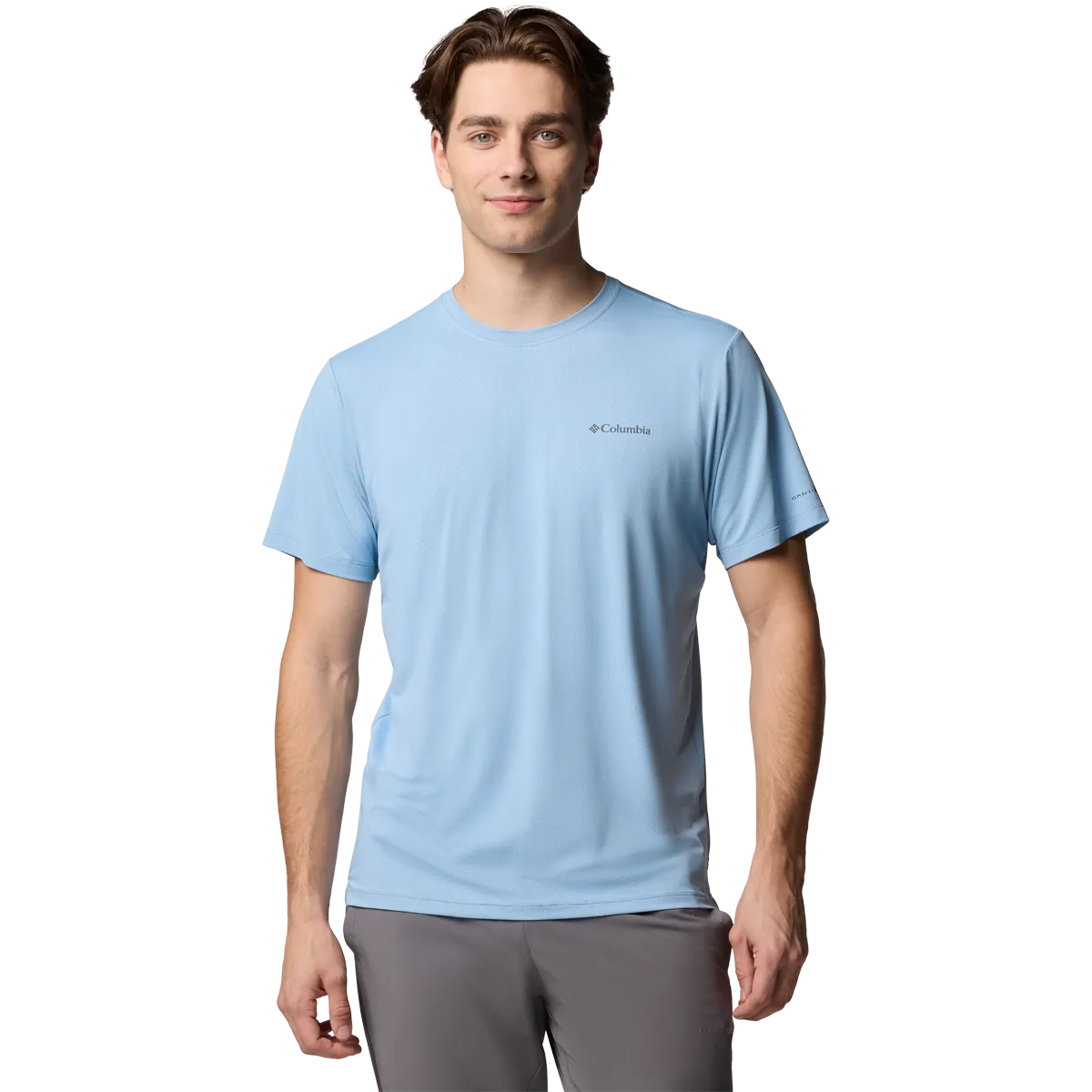 Men's Tech Trail Utility Short Sleeve Crew comfortable top Sporty Top