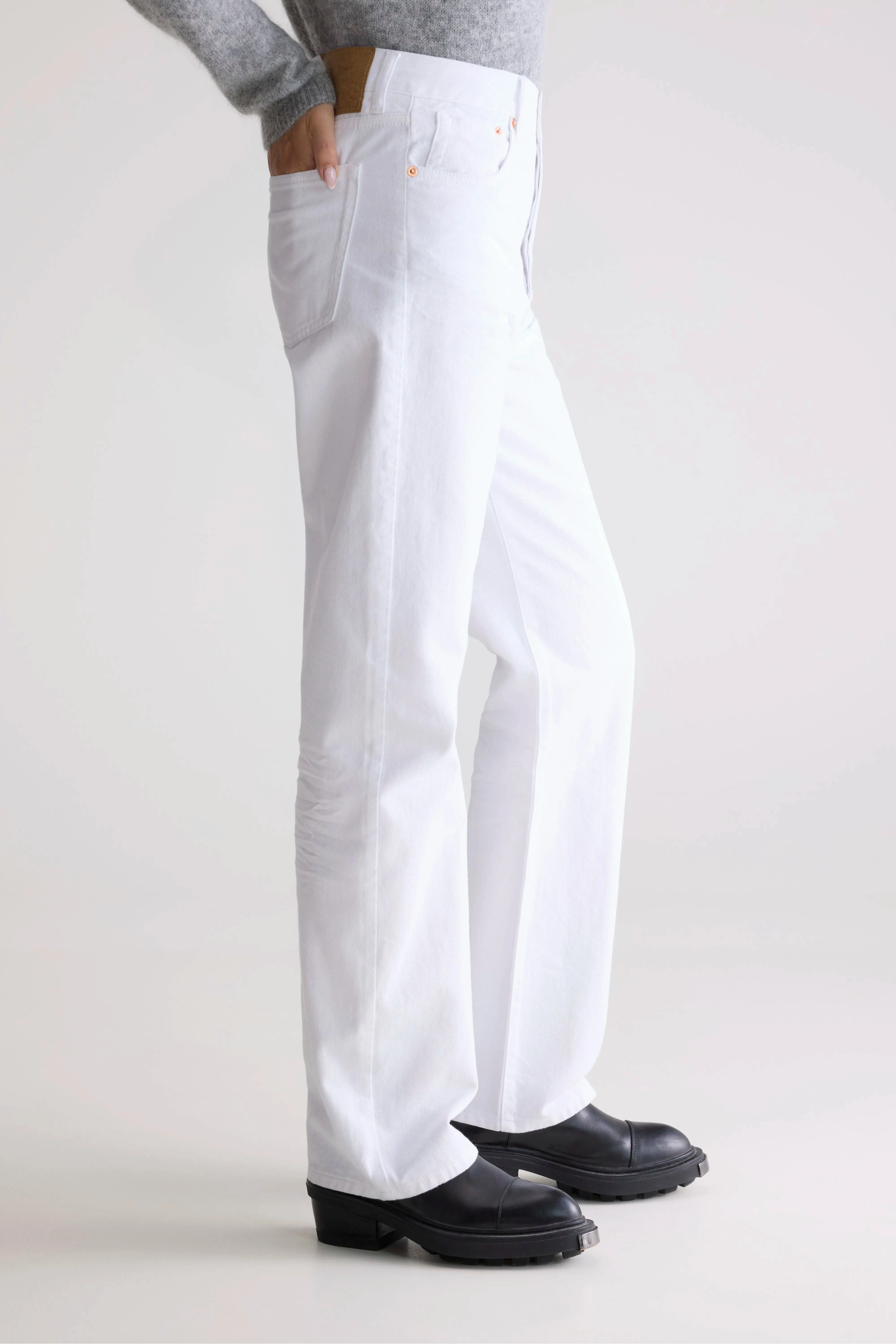 Denim N. 32 straight jeans (252 / W / WHITE) Simple Fit