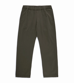 Barena Bativoga Trevo Cotton Twill Trousers: Army Light Fit Wear WaterproofTechnology