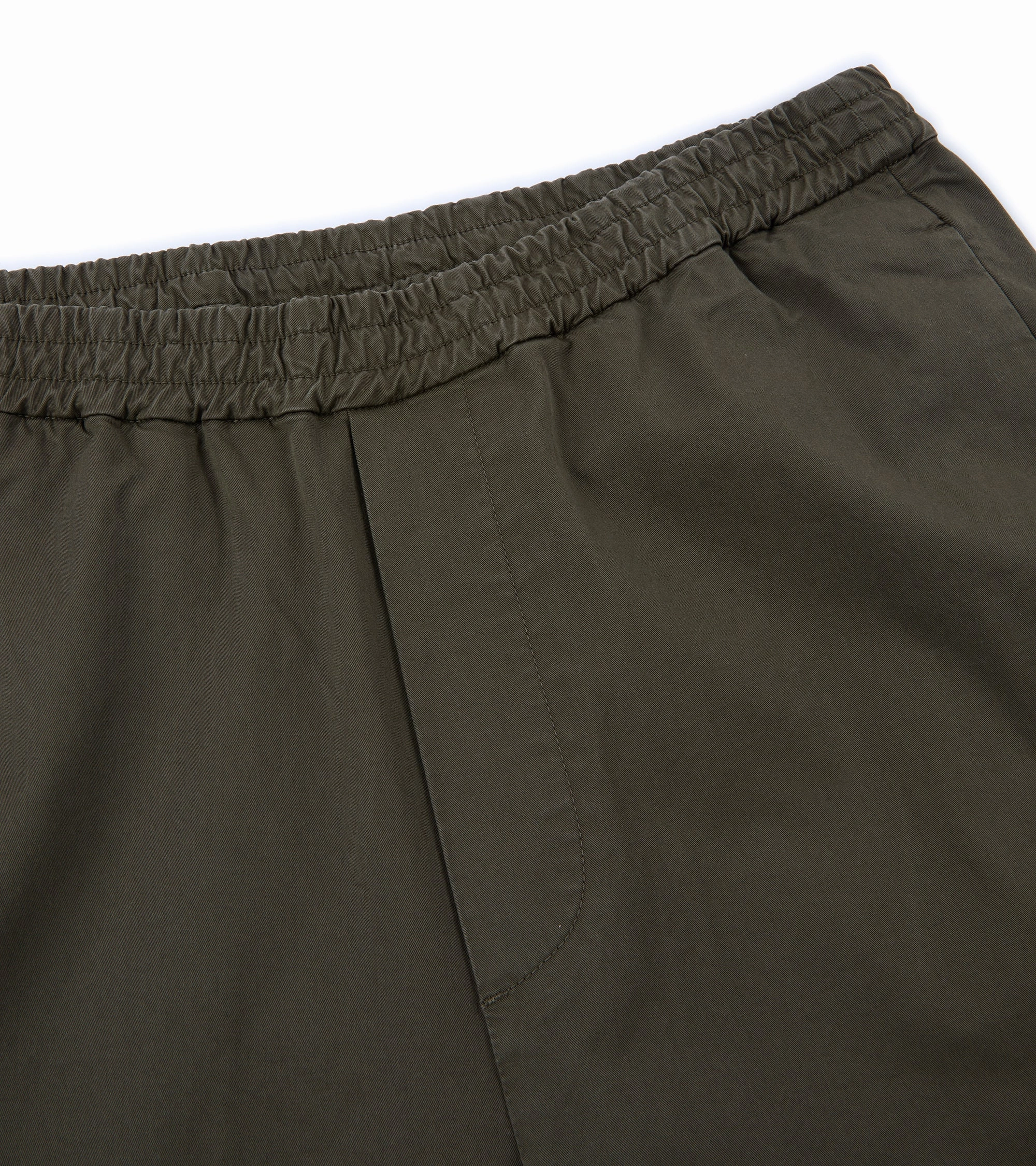 Barena Bativoga Trevo Cotton Twill Trousers: Army OdorResistant
