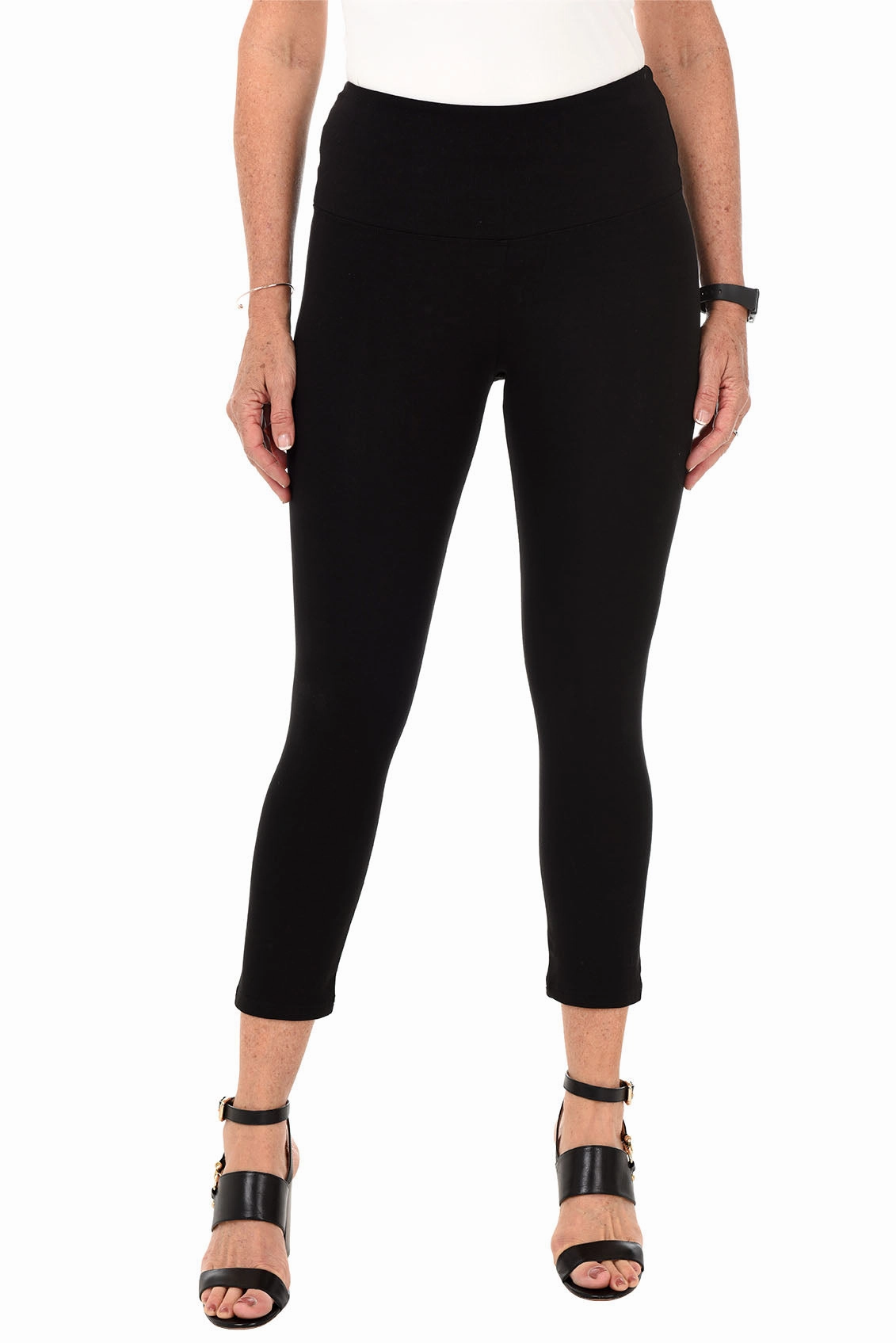 Solid Cropped Legging Comfy Wardrobe