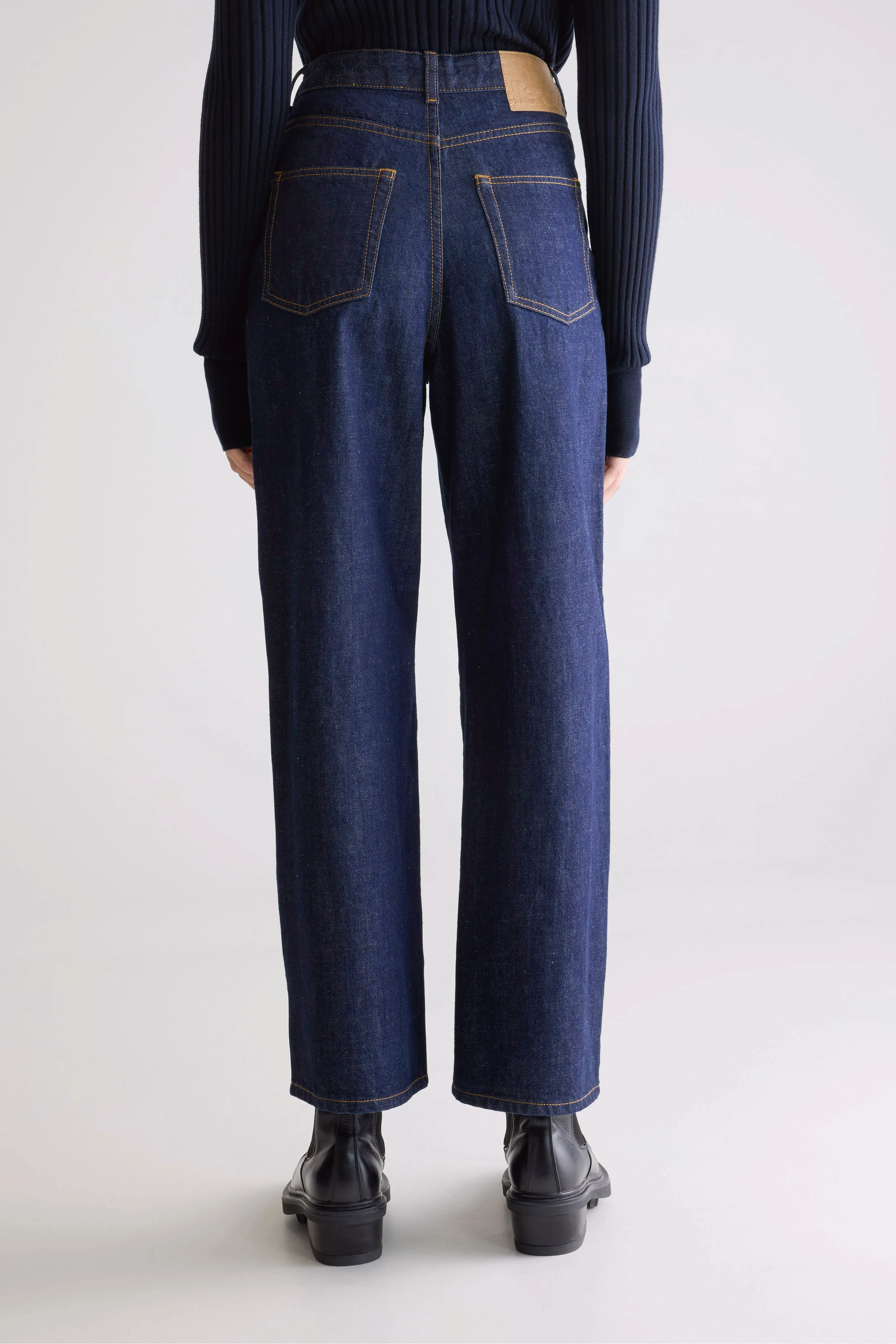 Everyday Classic Wear Comfy Sustainable Beach Day Denim N. 61 wide jeans (252 / W / BLUE RINSE)