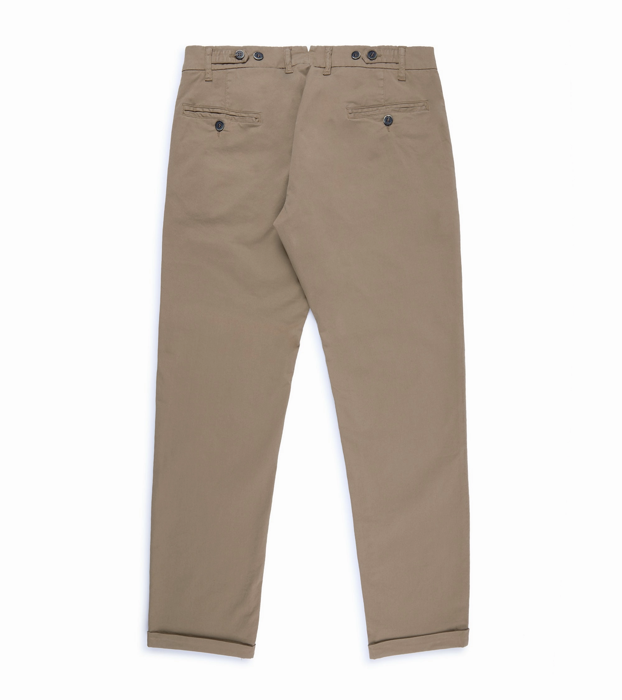 Barena Rampin Trevo Cotton Twill Trousers: Tan Modern Comfort