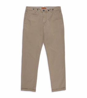 Barena Rampin Trevo Cotton Twill Trousers: Tan RecyclablePackaging Perfect Fit Wear