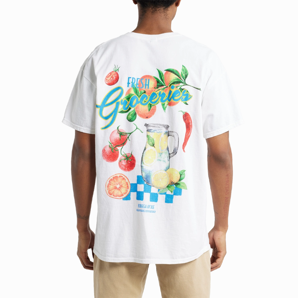Men's Groceries Tee Comfortable Weave