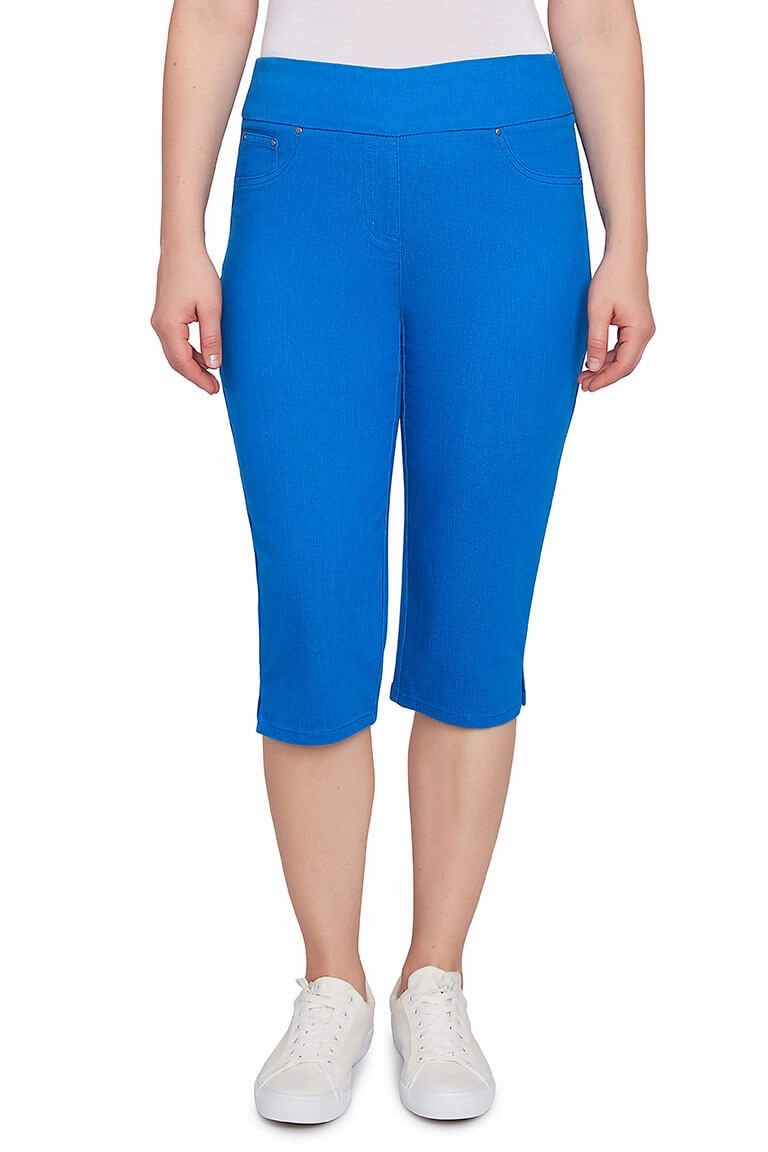 Solid Denim Clamdigger Pant Training Comfort