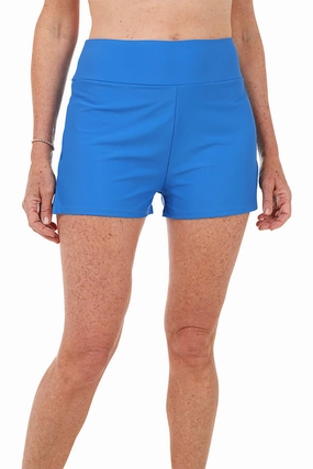 Long-Lasting Wear Waterfront Style Solid Sport Swim Short