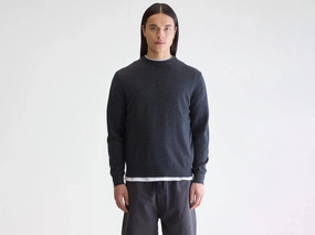 Sonoo classic crewneck sweater (252 / M / CHARCOAL) FadeResistant Indoor Layer