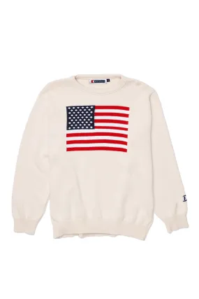 Unisex American Flag Knit Crew Dad Uniform All Purpose