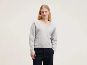 Seamless Shoulder Men's Fellow v-neck sweatshirt (242 / W / H. GREY)