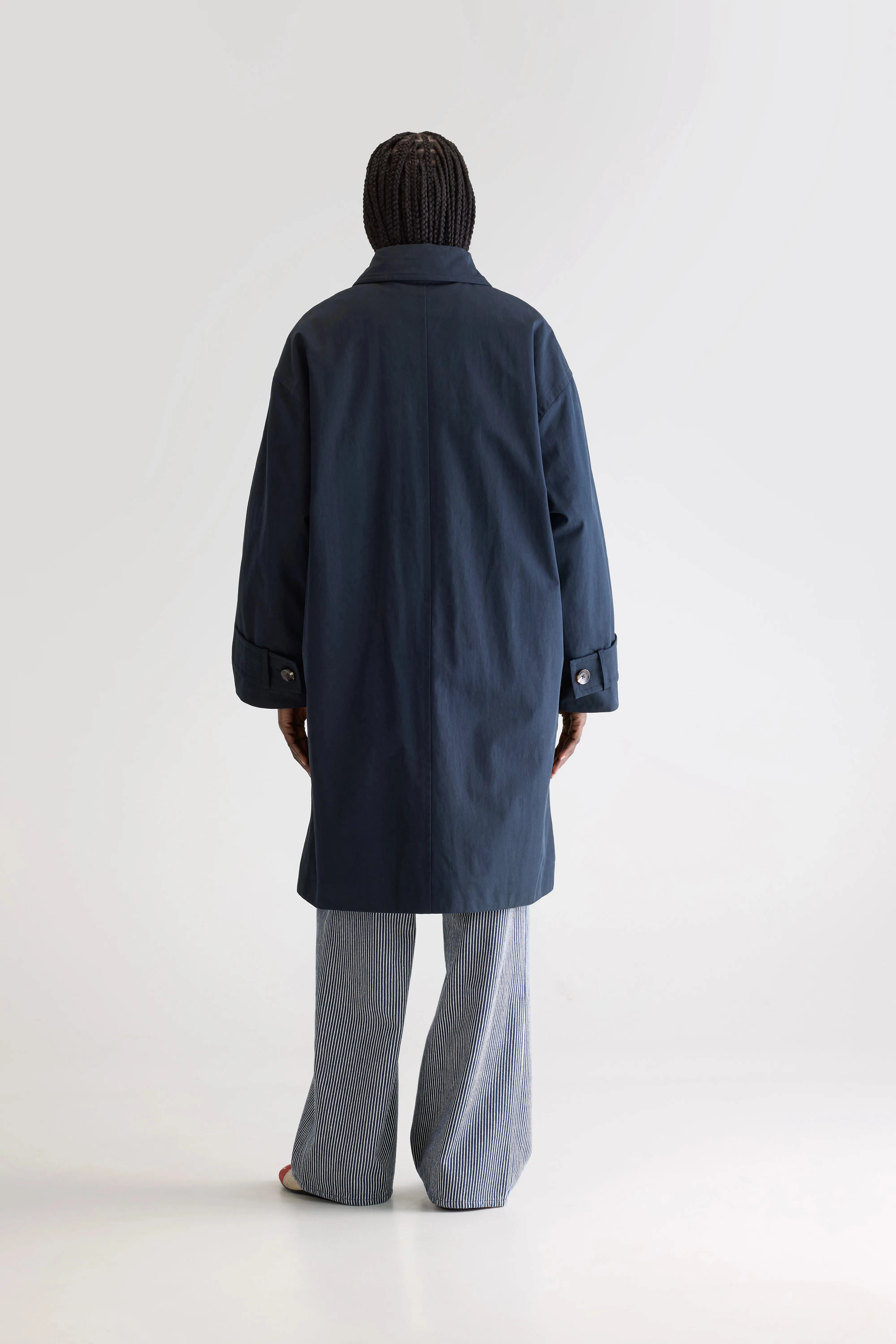 Hestia trenchcoat (252 / W / NAVY) CompactPacking