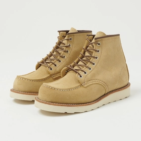 Red Wing 8833 6" Classic Moc Toe Boot - Hawthorne Abilene Roughout Winter Ready Fit