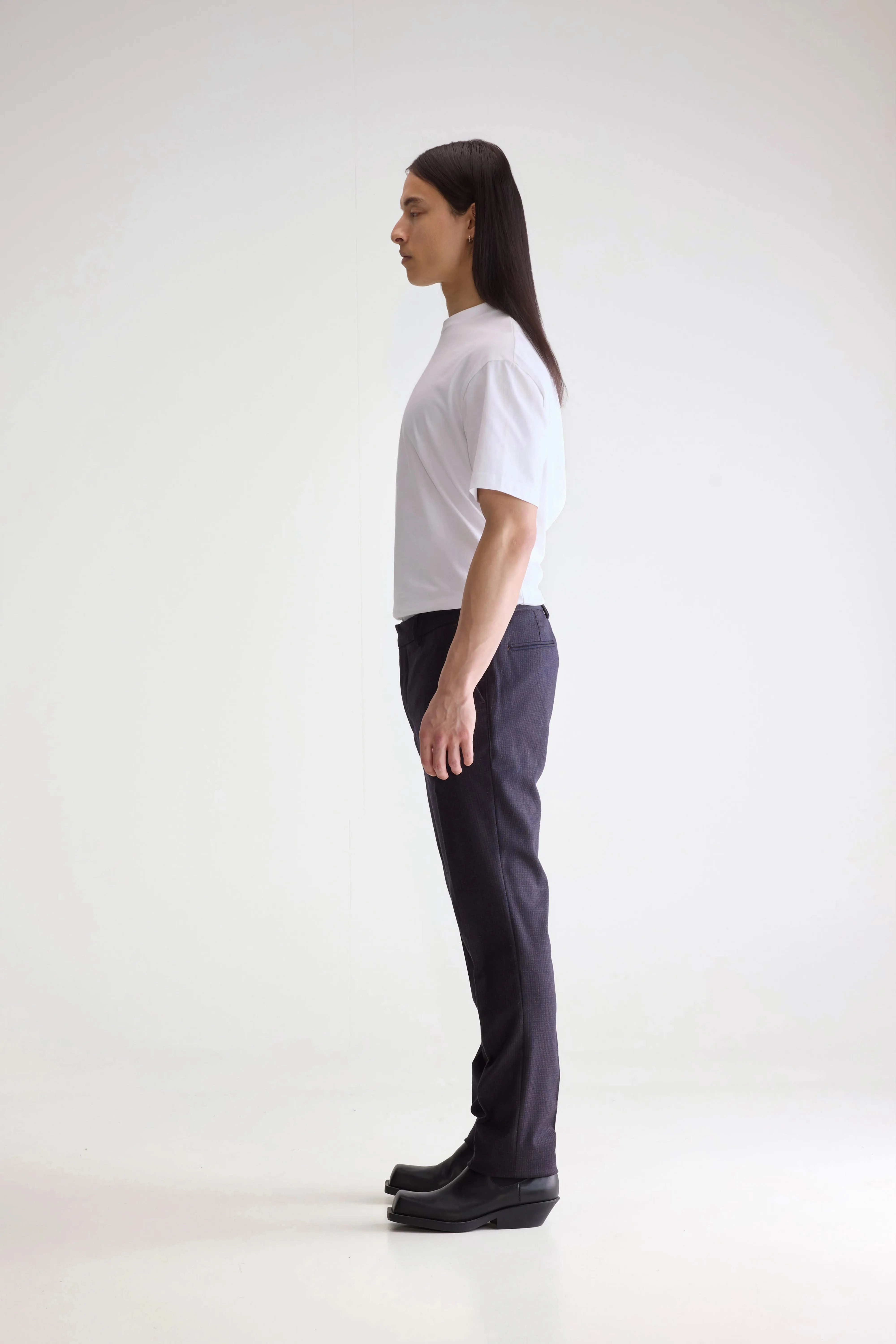 Stanley tapered trousers (252 / M / CHECK A) Comfort Fit