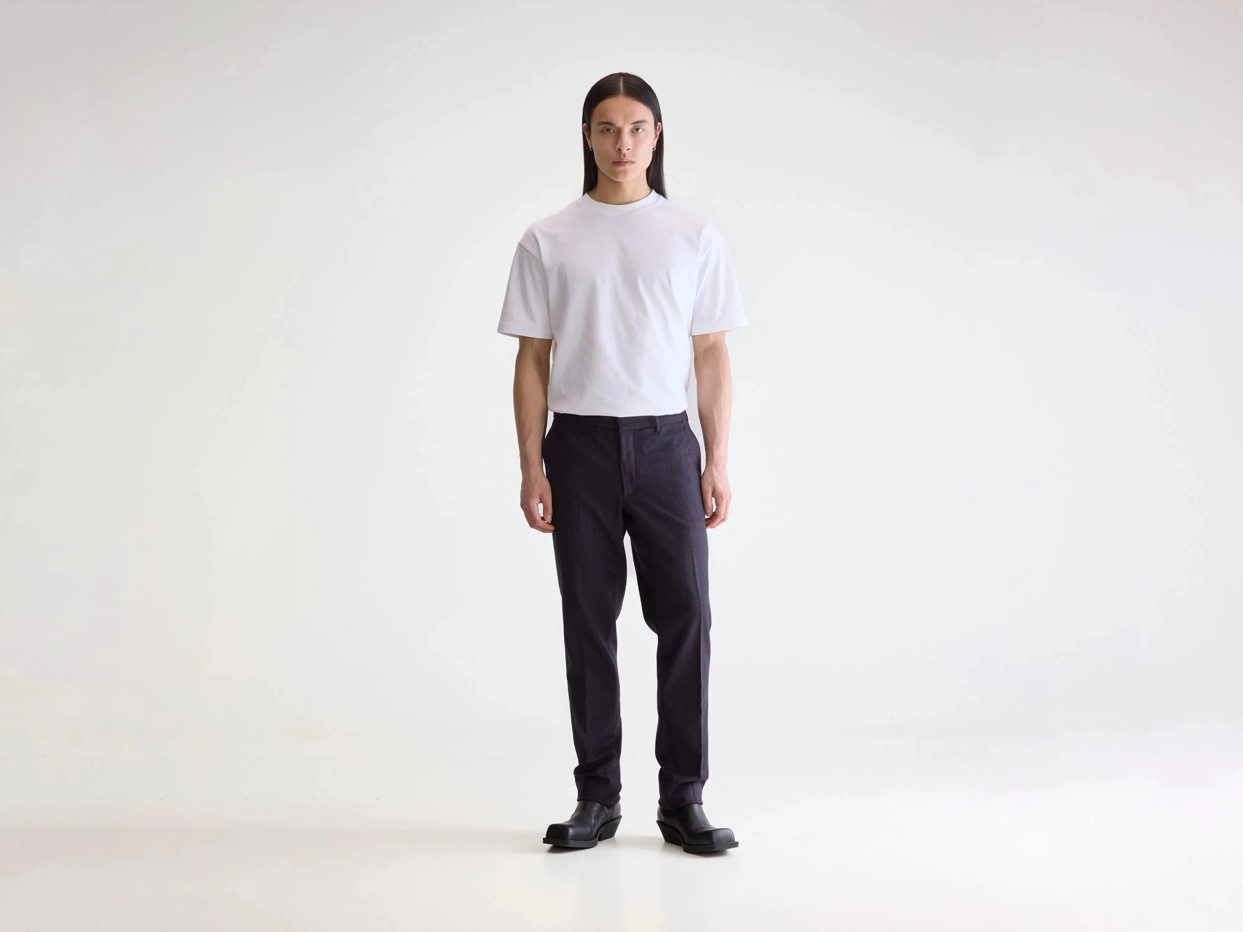Comfort Layer Wear Comfy Look Stanley tapered trousers (252 / M / CHECK A)
