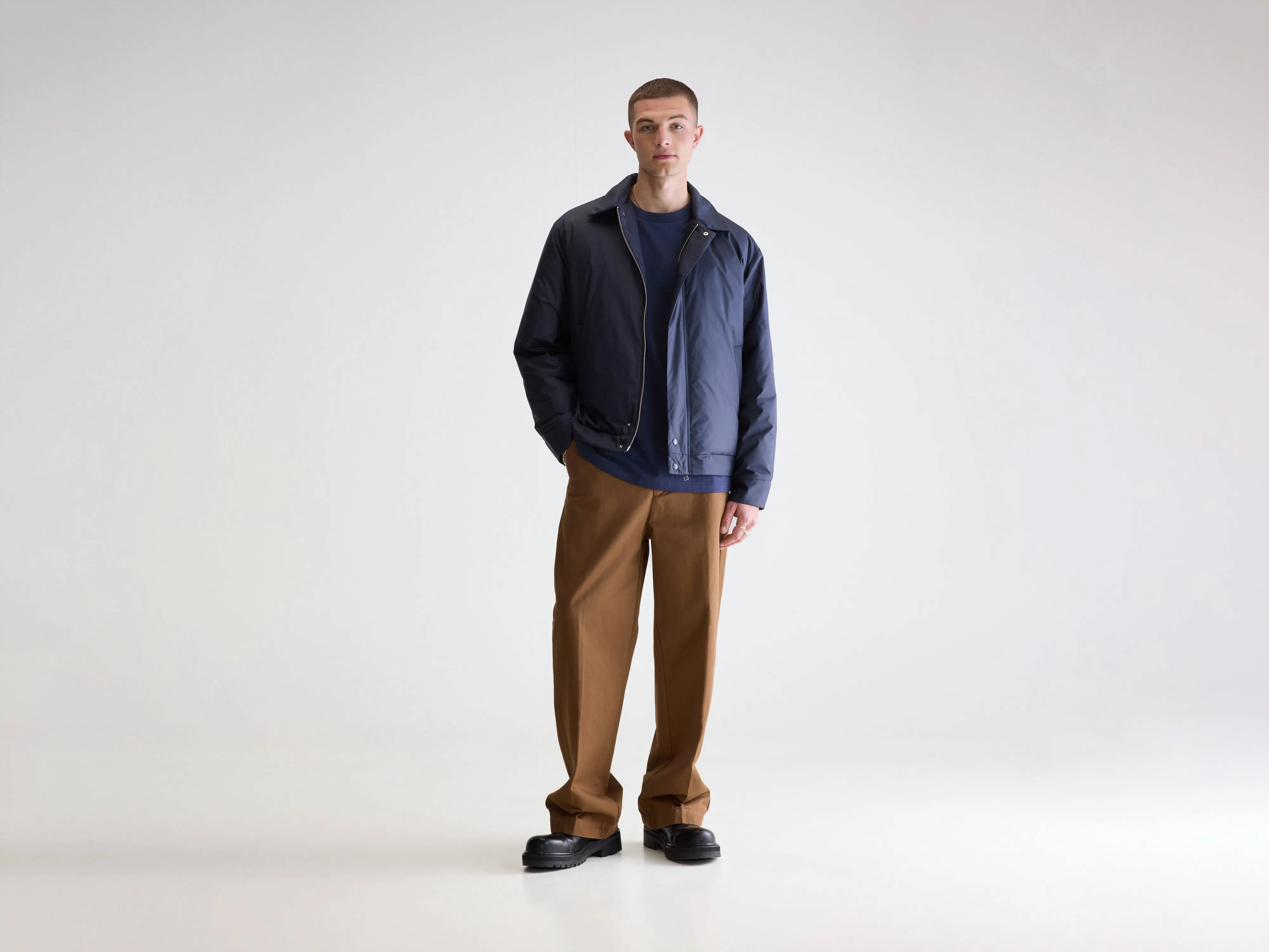 Hammy padded jacket (252 / M / NAVY) Reflective Safety Details