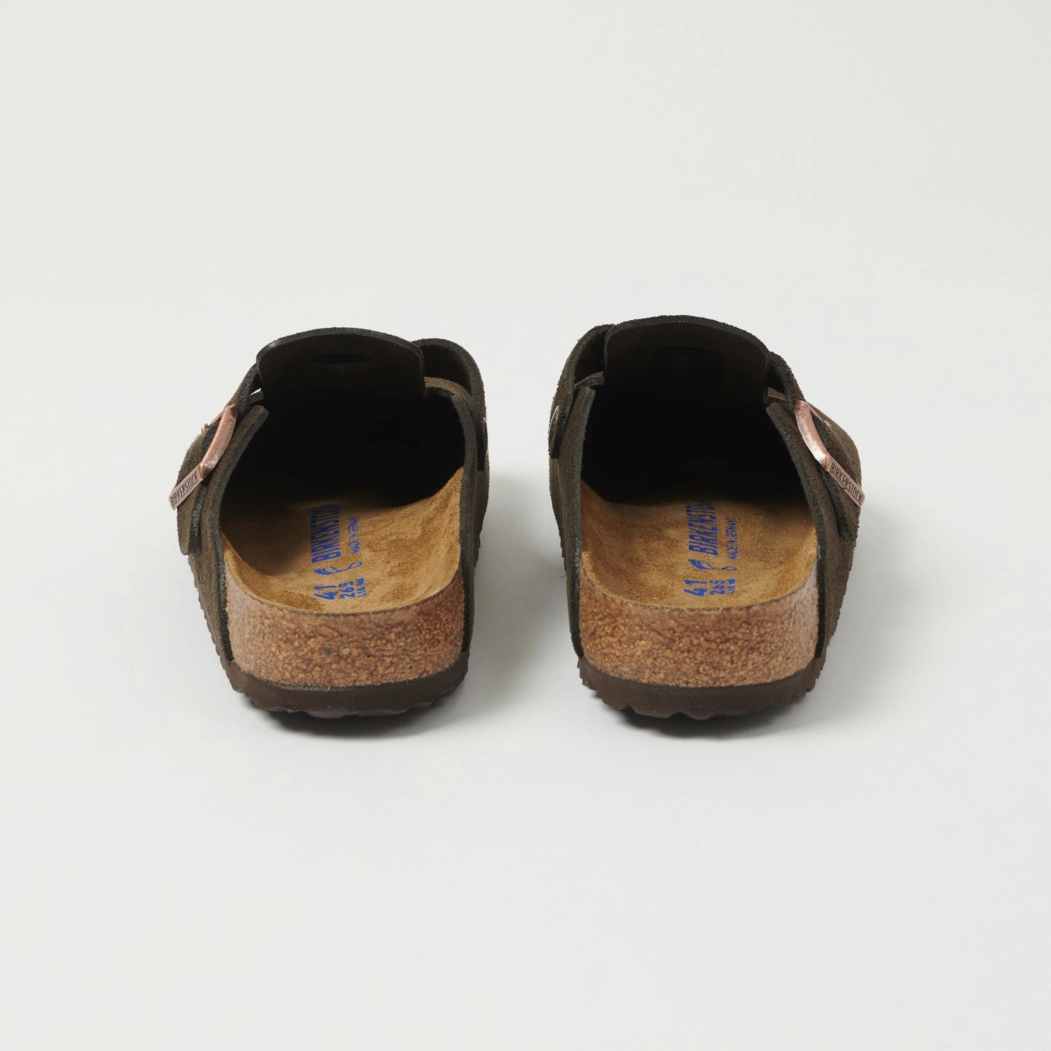 Birkenstock Boston Suede Leather Shoe - Mocha Footwear for Active Lifestyle