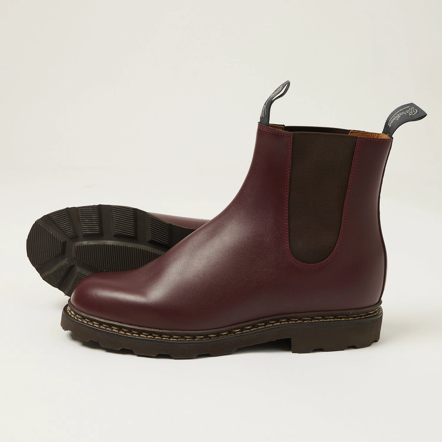 Light Travel Paraboot Elevage Marche Boot - Marron Lisse Acajou