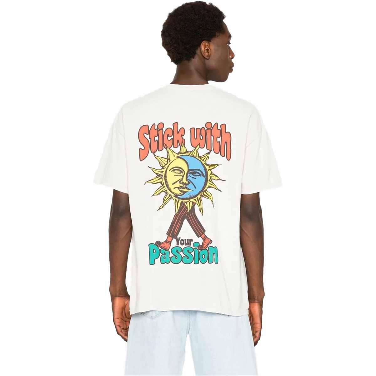 Minimalist Stitching Stick With Passion Tee