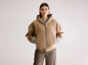 Fannel hooded sweatshirt (252 / W / SOIL) Chill Fit Design