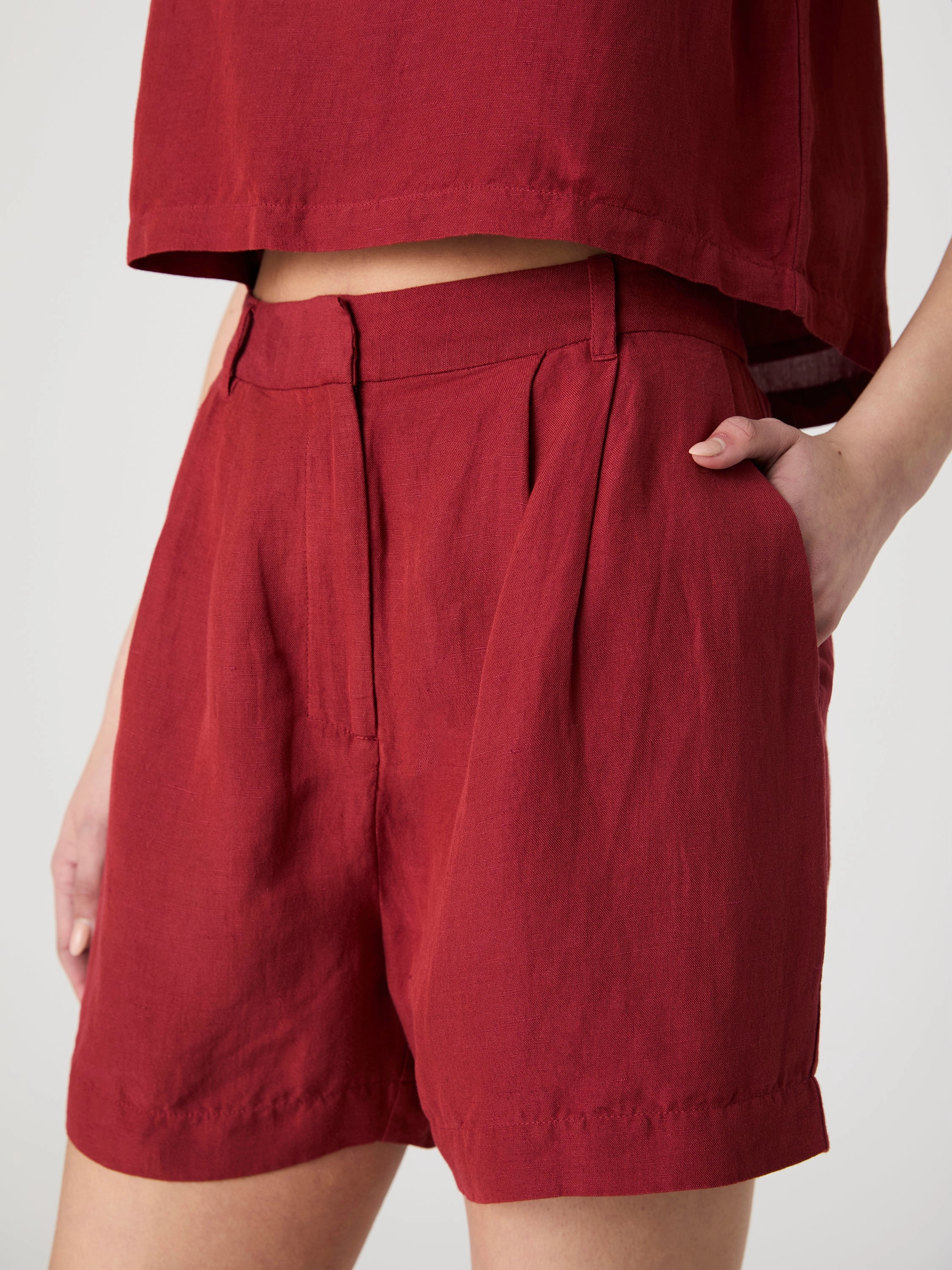 Birdie Linen Walking Short tall size Zero Bulk Packaging