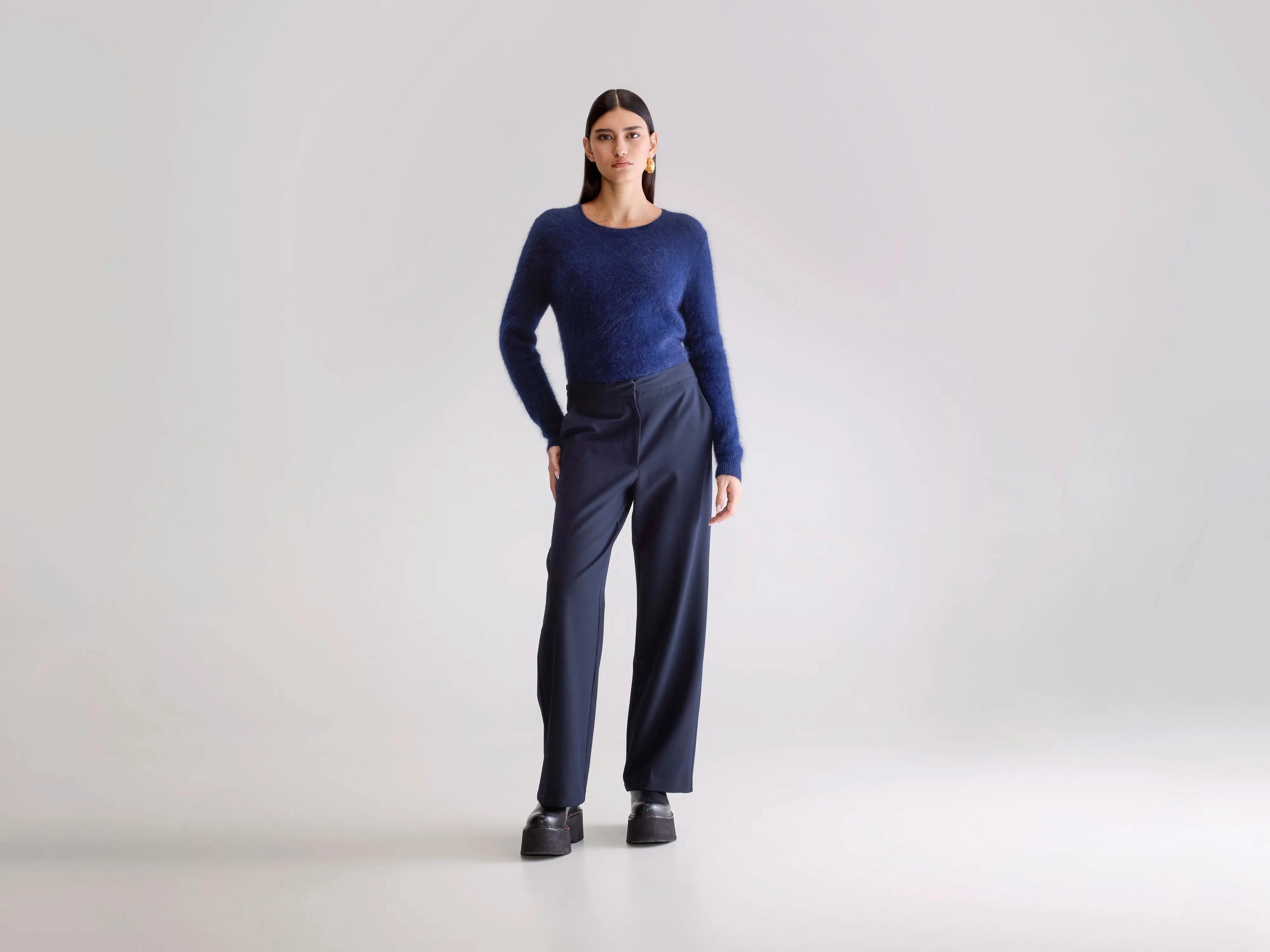 Sunrise straight trousers (252 / W / AMERICA) Anti Pilling Textile Outdoor Ready